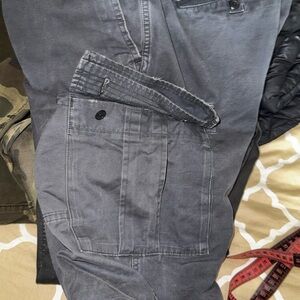 Abercrombie & Fitch I Men’s I Cargo I Slim I Zip-hem I Black-charcoal